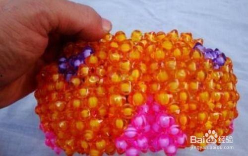 南瓜盒串珠 视频教程,轻松制作可爱南瓜装饰